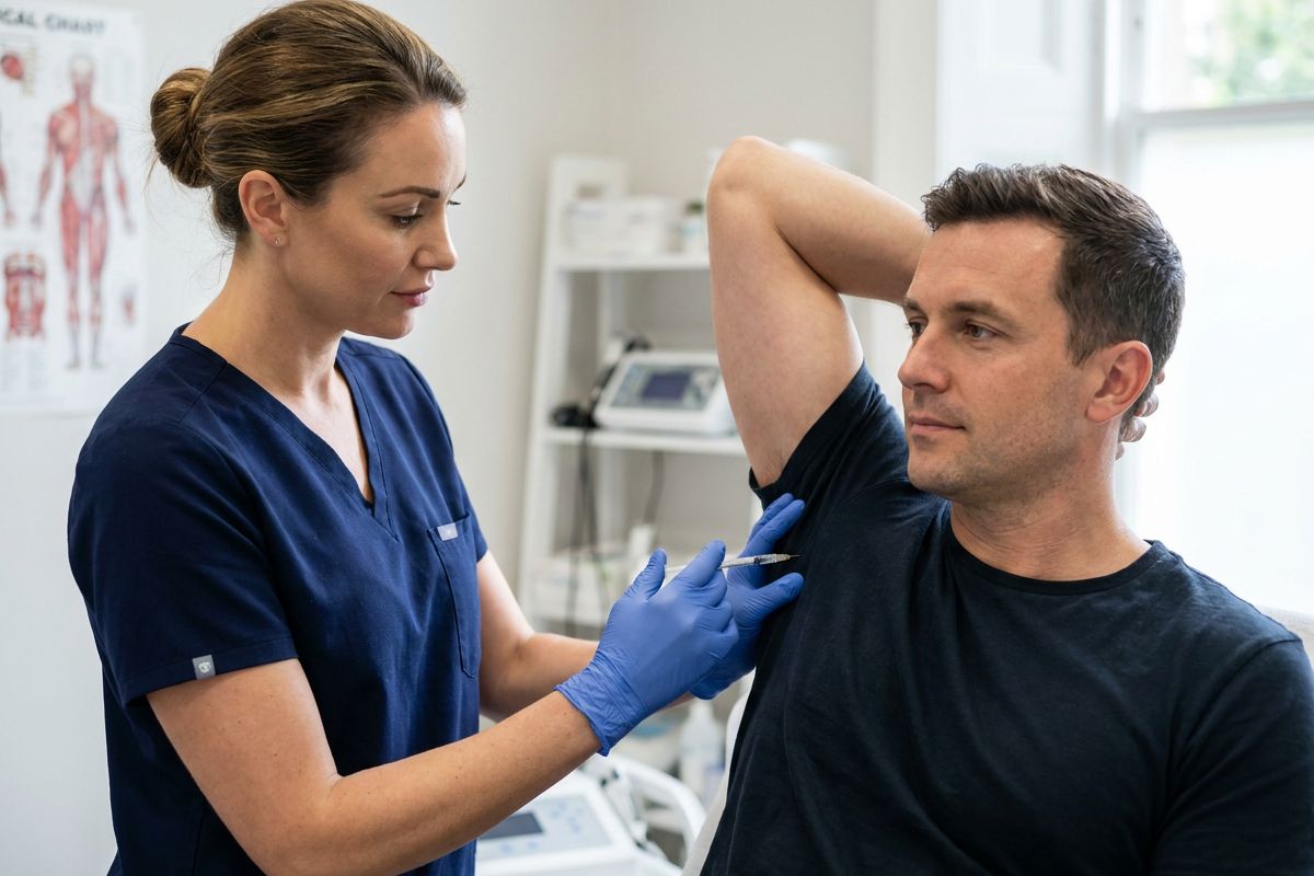 Botox treatment for excessive underarm sweating at Kensington Cosmetic Clinic